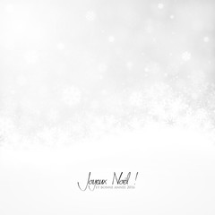 Joyeux Noël et Bonne Année 2016 ! Version blanche avec flocons