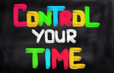 Obraz premium Control Your Time Concept