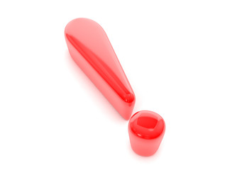 balloon exclamation mark symbol