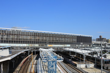 新大阪駅　新幹線と在来線