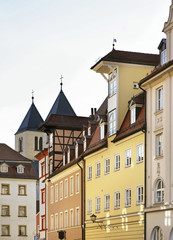 Obraz premium Street in Regensburg. Bavaria. Germany
