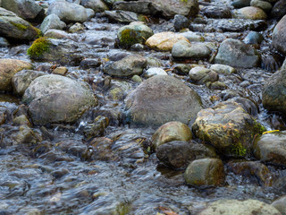 Mountain source of clean water
