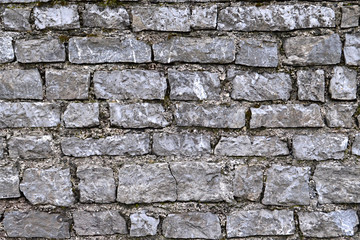 Stone brick wall