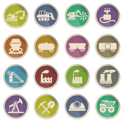 Factory and Industry icons