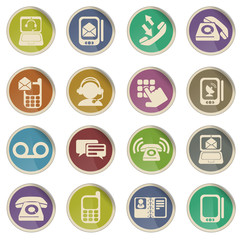 Telephone Icon Set