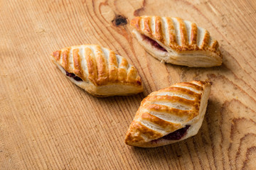 puff pastry with jam