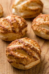 puff pastry on table