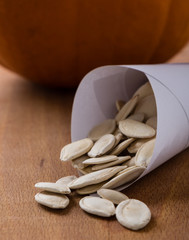 Fototapeta na wymiar pumpkin seeds
