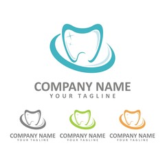 Dental Logo Design.Creative Dentist Logo. Dental Clinic Creative Company Vector Logo.