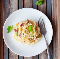 pasta with prosciutto