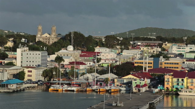 St Johns Antigua city marina colorful business 1 HD 1328