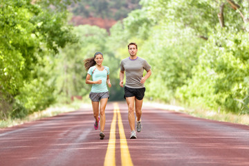 Obraz premium Running Health and fitness - runners jogging