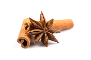 Stars anise and Cinnamon