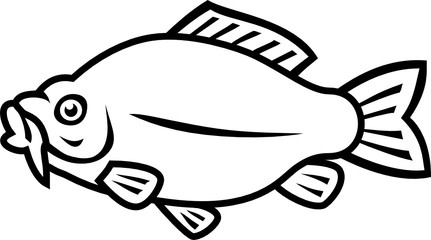 Simple Carp Vector