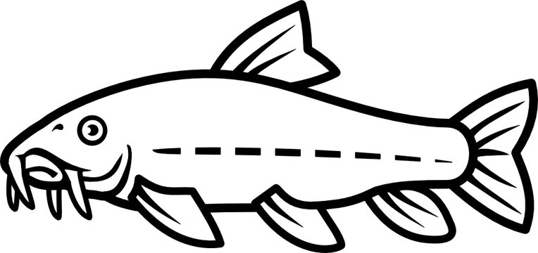 Simple Catfish vector