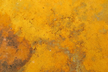 Strongly rusty metal surface