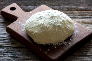 dough ready for baking