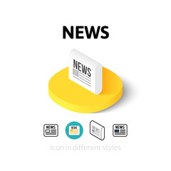 News icon in different style