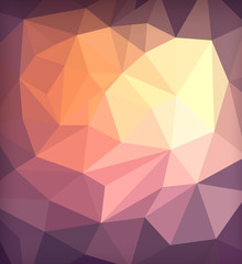 triangular background with light soft lilac and yellow colors. autumn background

