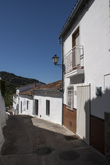 Fototapeta na wymiar Calles del municipio de Líbar en la provincia de Málaga, Andalucía