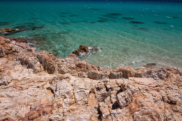 Obraz premium Sea view in Pinus Village, Sardinia.
