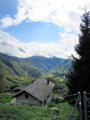 Blick, San, Bernadinopass, Mesocco, Graubünden, Schweiz