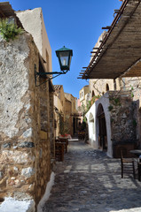 Fototapeta na wymiar Historic town of Monemvasia, Greece