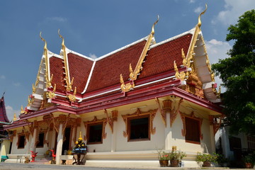 Thai Temple/Wat pornpraroungprasith,Bangkok city,Thailand.