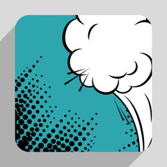 Comic Pop art bubble 