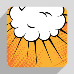 Comic Pop art bubble 