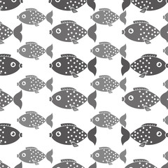 Fish icon graphic design