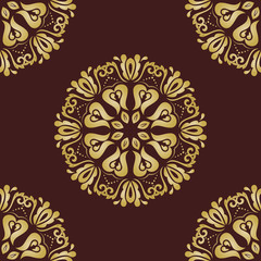 Floral Fine Seamless Vector Pattern