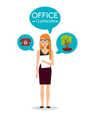 Office and business people