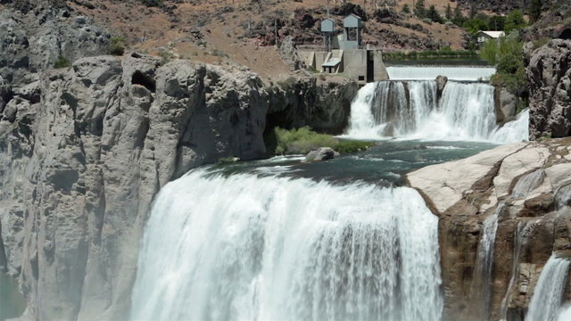 Snake River Shoshone Falls diversion dam Idaho HD 8127