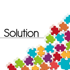 Business solutions icons design.