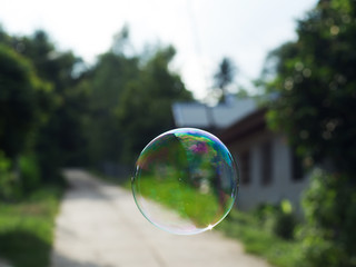 multicolor on the bubble surface