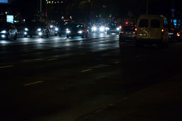 traffic at night