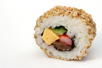 sesami sushi roll in the white #2