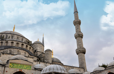Fototapeta na wymiar Blue mosque, Istanbul, Turkey - original photo