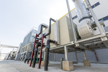 Naklejka premium Waste management facility