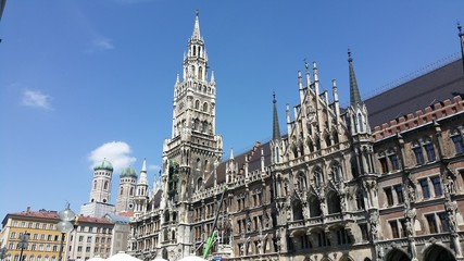 Marienplatz in Munich in Germany