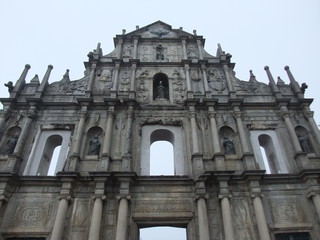 Fototapeta na wymiar St.Paul Church in Macau 