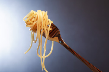 Spaghetti On Fork