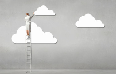 Cloud concept. Concept image