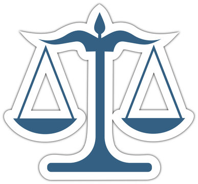 icône balance de justice