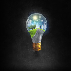 Energy saving. Concept image
