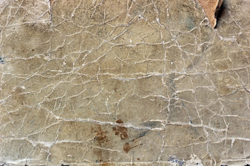 Grunge texture. Crumpled cover of the book.