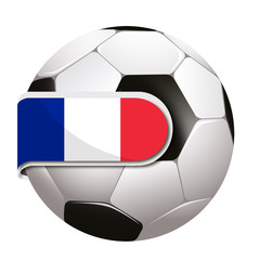 Obraz premium Ball with french flag