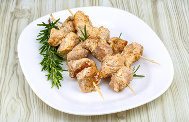 Chicken skewers