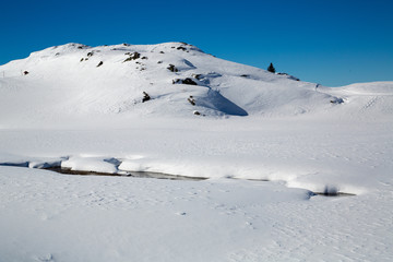Alps in winter